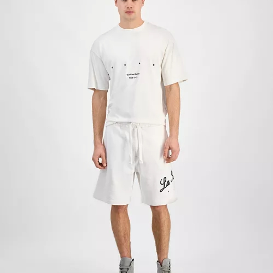 Hugo Boss White Athletic Men's Shorts